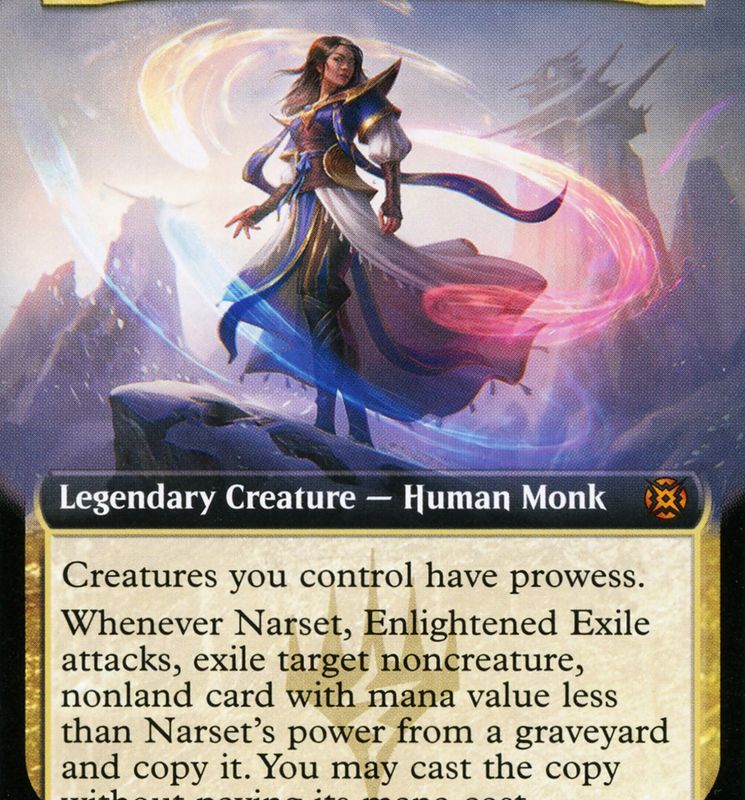 Narset, Enlightened Exile (Extended Art) [March of the Machine: The Aftermath]
