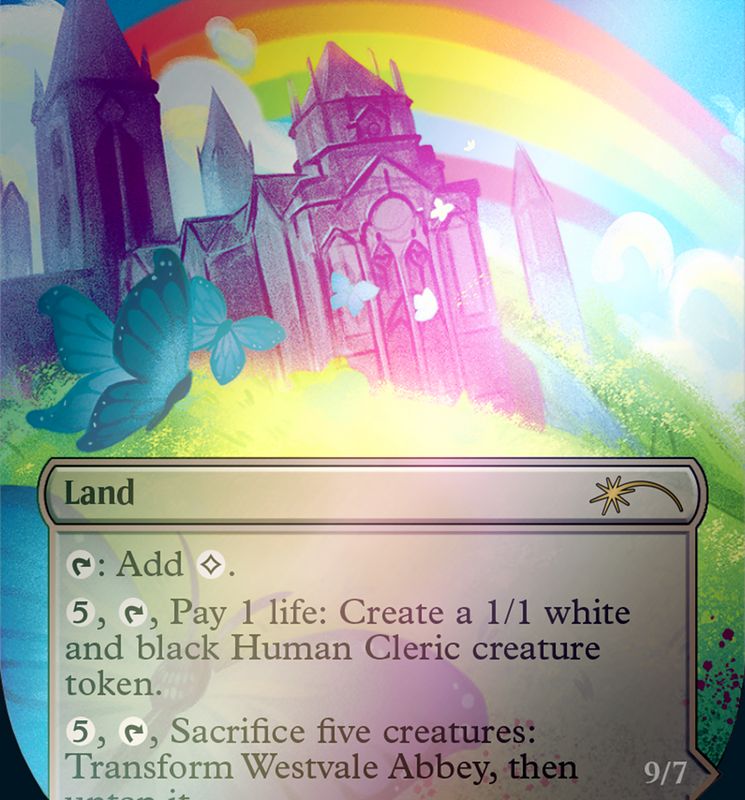Westvale Abbey // Ormendahl, Profane Prince (Borderless) [Secret Lair: From Cute to Brute]