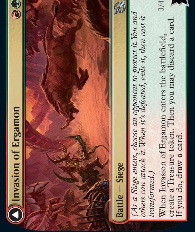 Invasion of Ergamon // Truga Cliffcharger [March of the Machine]
