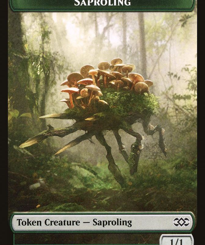 Copy // Saproling Double-Sided Token [Double Masters Tokens]