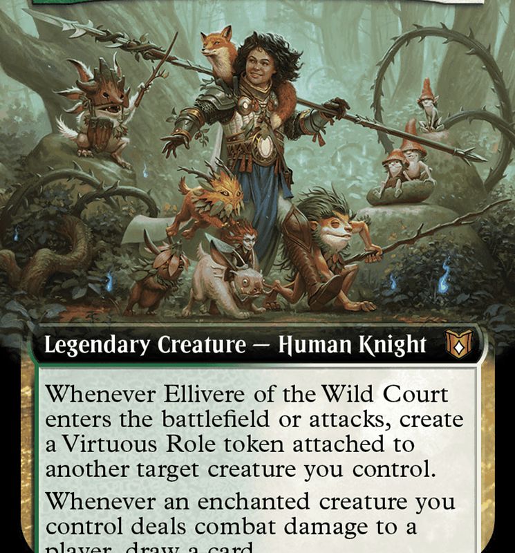 Ellivere of the Wild Court (Extended Art) [Wilds of Eldraine Commander]