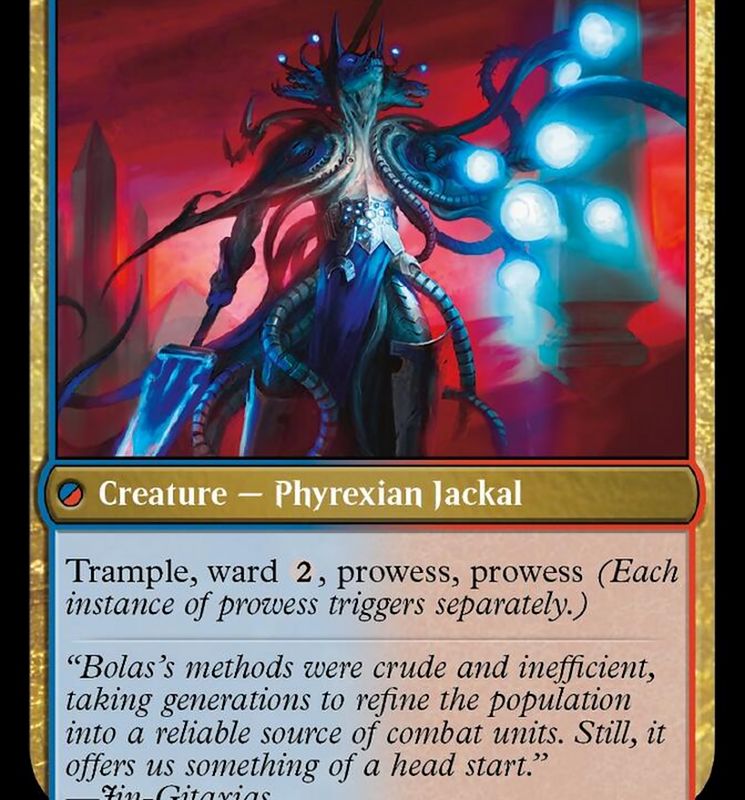 Khenra Spellspear // Gitaxian Spellstalker [March of the Machine]