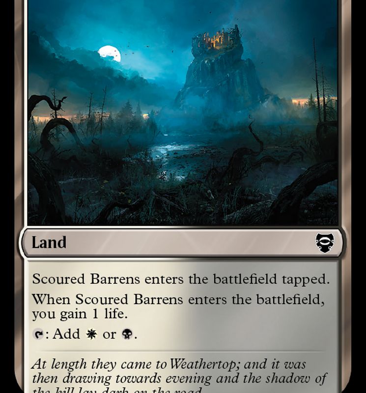Scoured Barrens [The Lord of the Rings: Tales of Middle-Earth Commander]