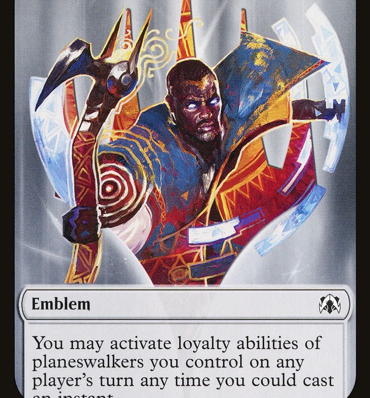 First Mate Ragavan // Teferi's Talent Emblem Double-Sided Token [March of the Machine Commander Tokens]