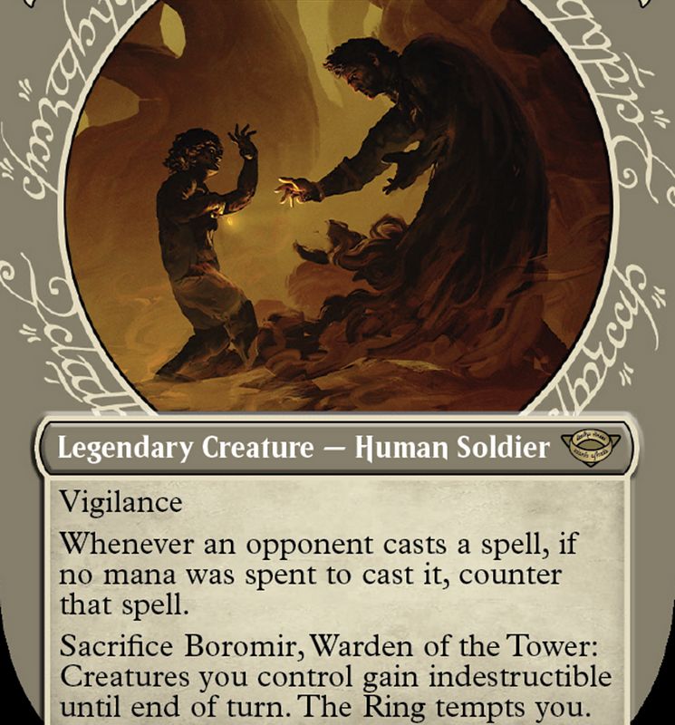 Boromir, Warden of the Tower (Showcase Ring Frame) [The Lord of the Rings: Tales of Middle-Earth]