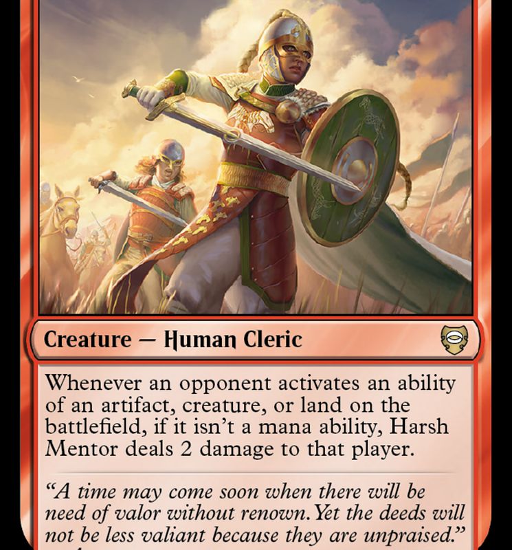 Harsh Mentor [The Lord of the Rings: Tales of Middle-Earth Commander]