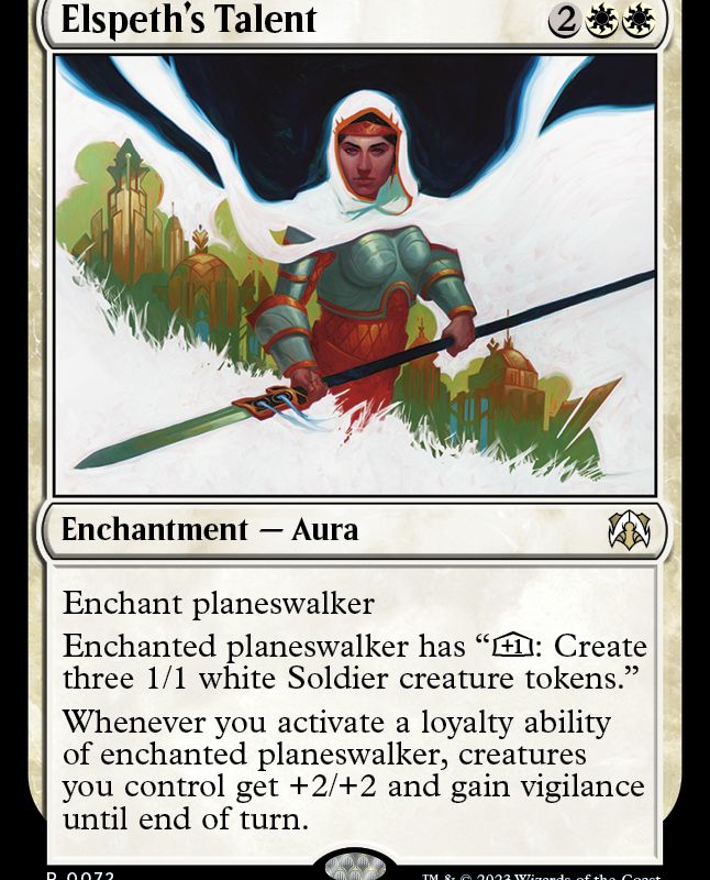 Elspeth's Talent [March of the Machine Commander]