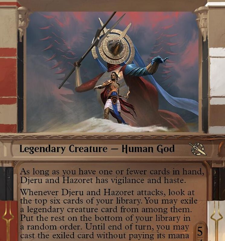 Djeru and Hazoret (Showcase Planar Booster Fun) [March of the Machine]