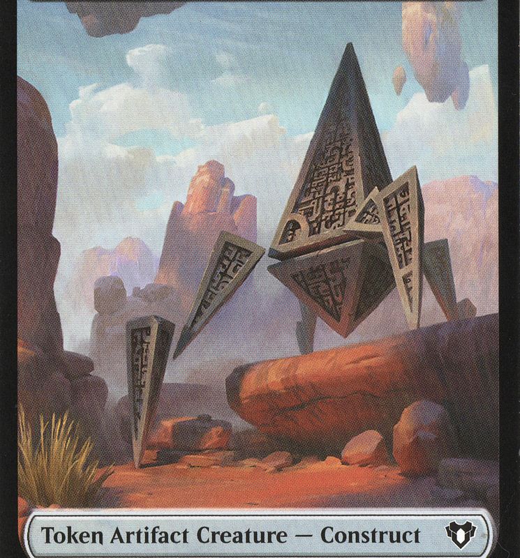 Thopter // Construct (0074) Double-Sided Token [Commander Masters Tokens]