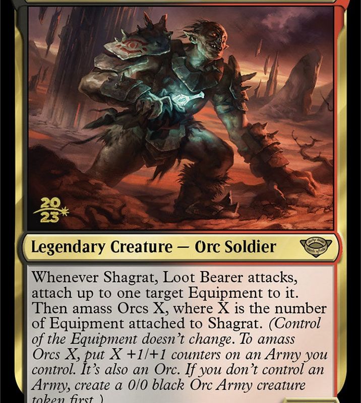 Shagrat, Loot Bearer [The Lord of the Rings: Tales of Middle-Earth Prerelease Promos]
