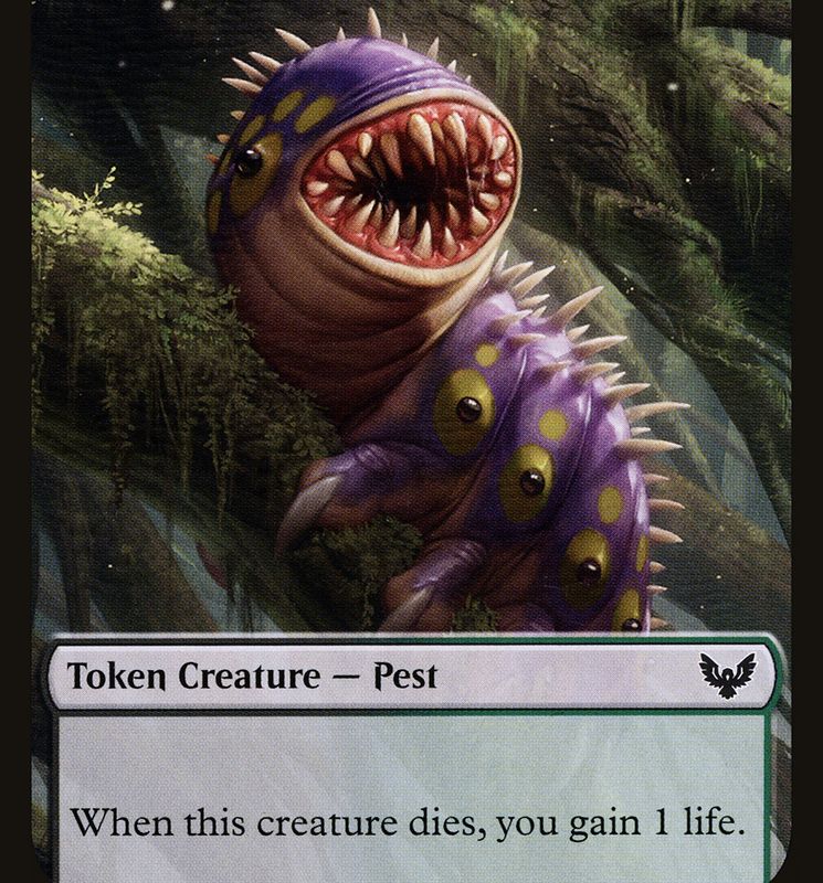 Pest // Jace, Telepath Unbound Emblem Double-Sided Token [Secret Lair: From Cute to Brute Tokens]