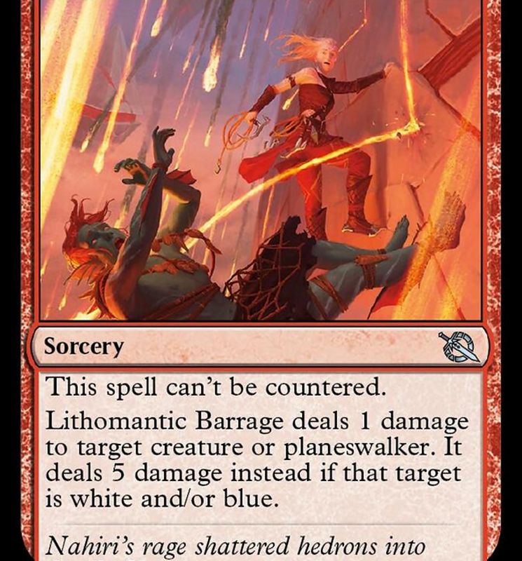 Lithomantic Barrage [March of the Machine]