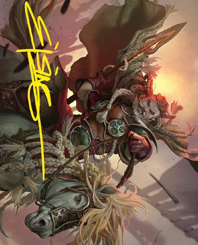 Eomer of the Riddermark Art Card (Gold-Stamped Signature) [The Lord of the Rings: Tales of Middle-earth Art Series]