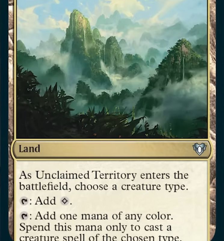 Unclaimed Territory [Commander Masters]