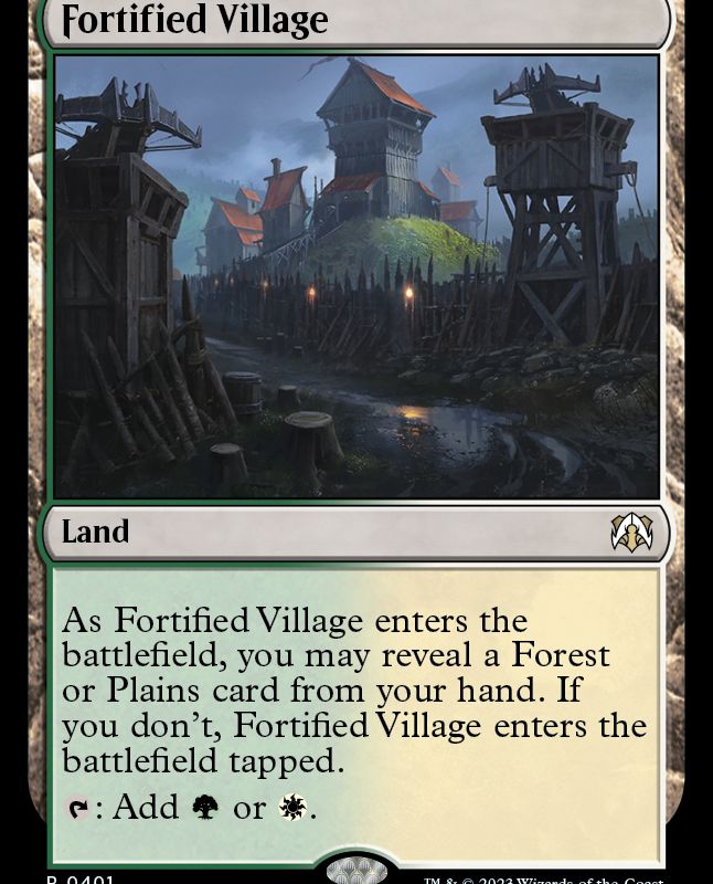 Fortified Village [March of the Machine Commander]