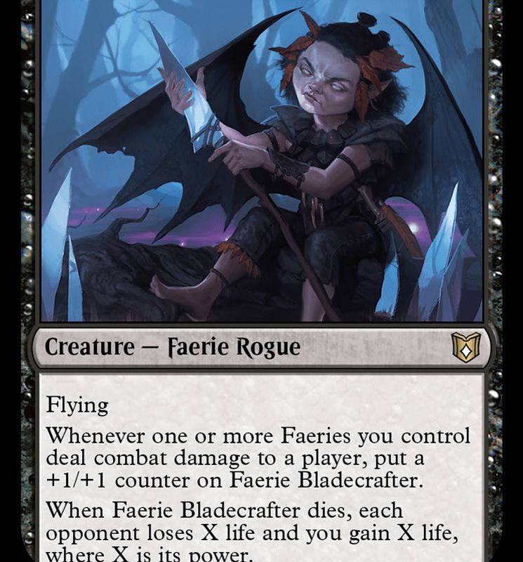 Faerie Bladecrafter [Wilds of Eldraine Commander]