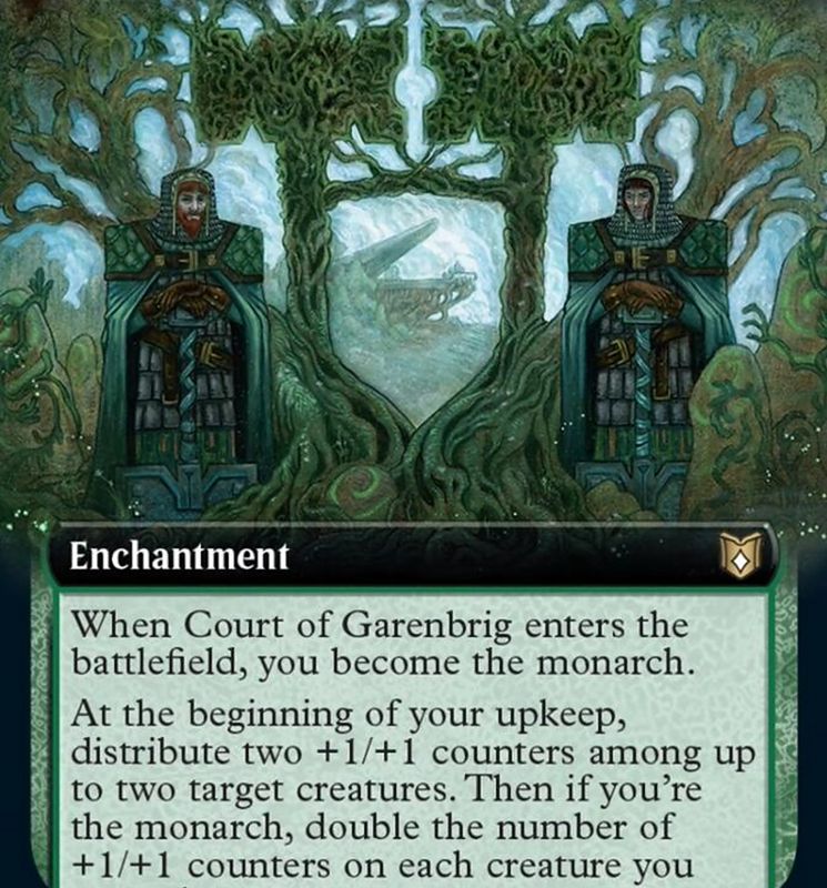 Court of Garenbrig (Extended Art) [Wilds of Eldraine Commander]