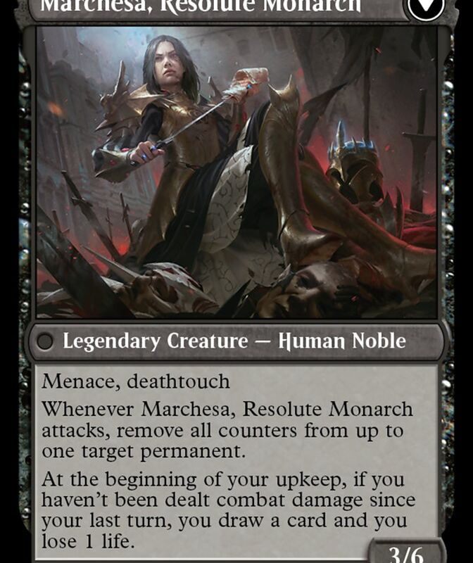 Invasion of Fiora // Marchesa, Resolute Monarch [March of the Machine]