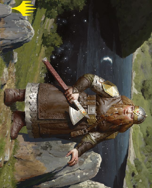 Mirrormere Guardian Art Card (Gold-Stamped Signature) [The Lord of the Rings: Tales of Middle-earth Art Series]