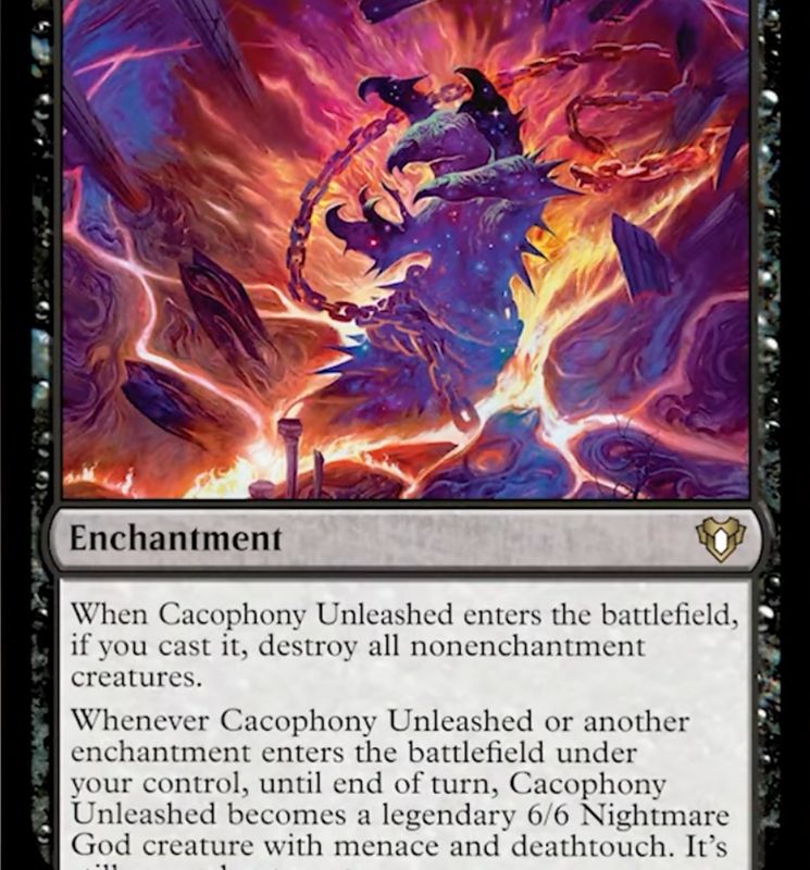 Cacophony Unleashed [Commander Masters]
