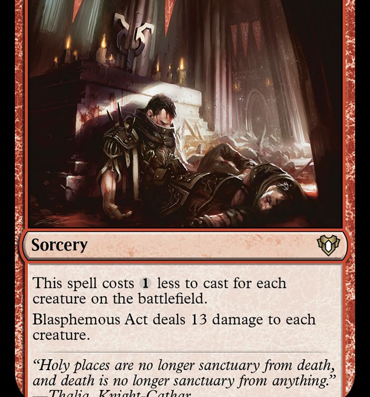 Blasphemous Act [Commander Masters]
