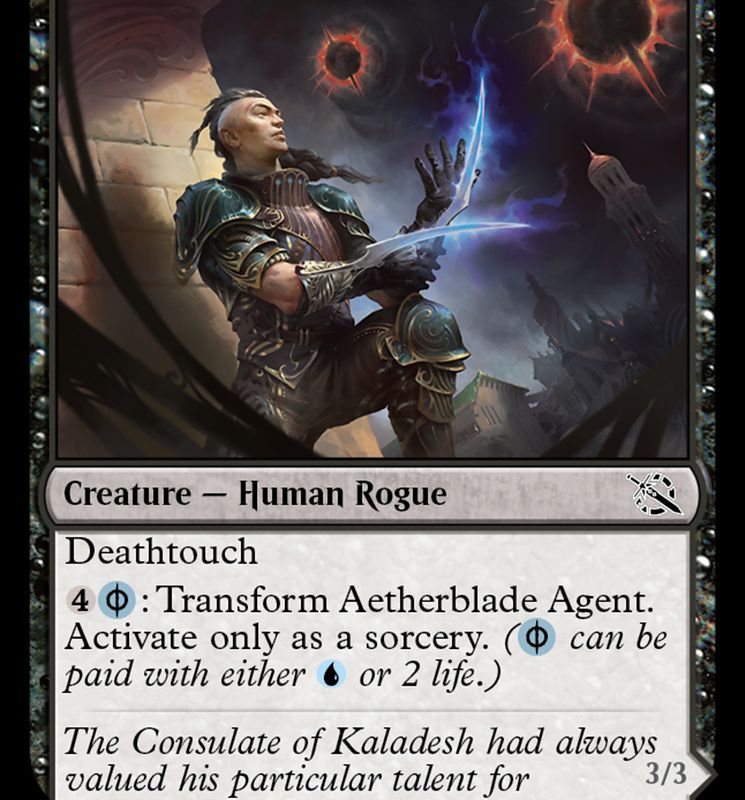 Aetherblade Agent // Gitaxian Mindstinger [March of the Machine]