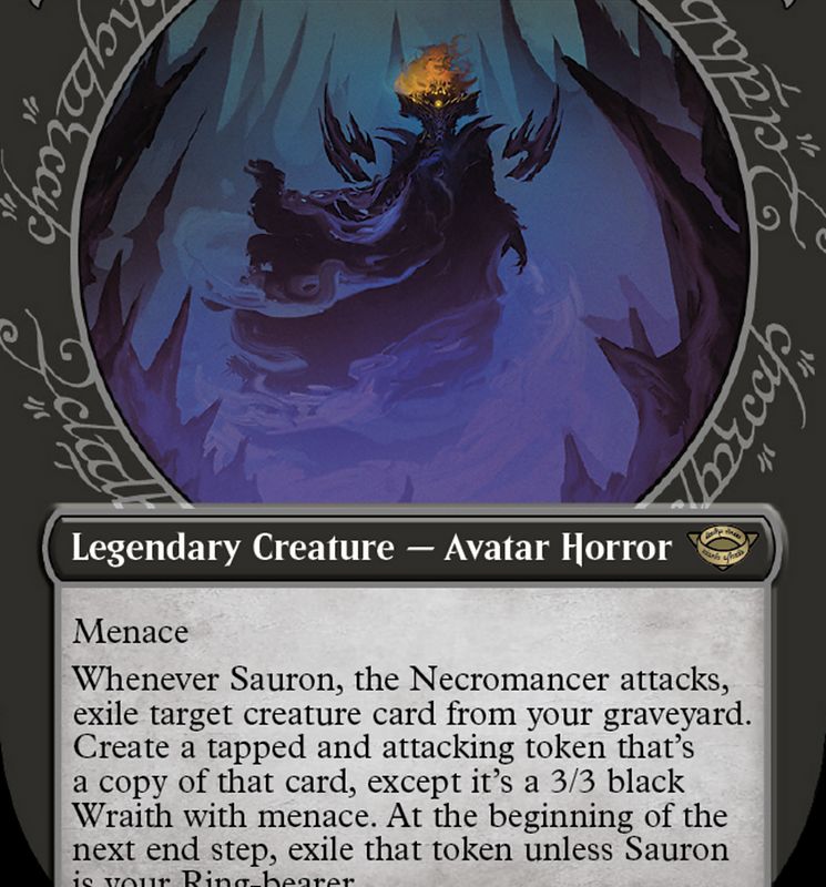 Sauron, the Necromancer (Showcase Ring Frame) [The Lord of the Rings: Tales of Middle-Earth]