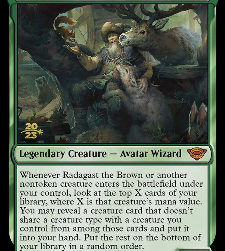 Radagast the Brown [The Lord of the Rings: Tales of Middle-Earth Prerelease Promos]