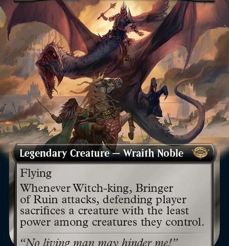 Witch-king, Bringer of Ruin (Extended Alternate Art) [The Lord of the Rings: Tales of Middle-Earth]