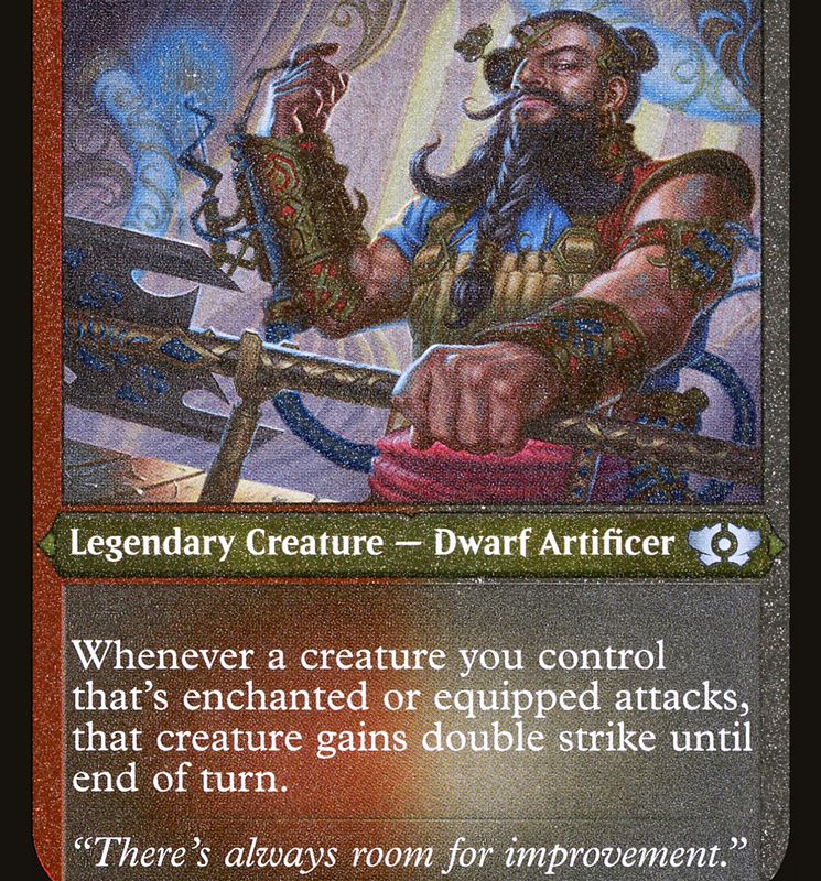 Reyav, Master Smith (Foil Etched) [Multiverse Legends]