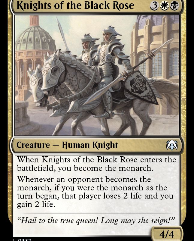 Knights of the Black Rose [March of the Machine Commander]