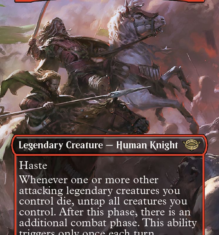 Eomer, Marshal of Rohan (Borderless Alternate Art) [The Lord of the Rings: Tales of Middle-Earth]