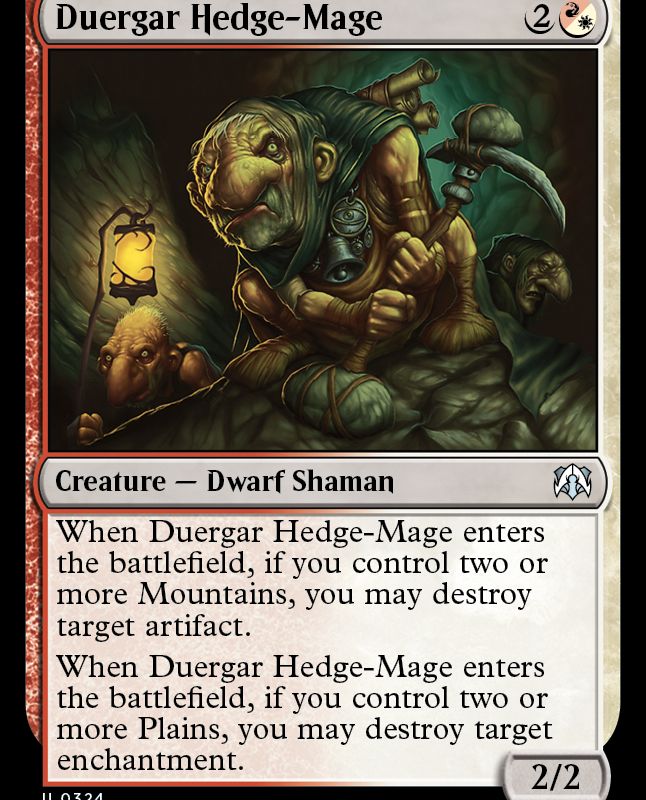 Duergar Hedge-Mage [March of the Machine Commander]