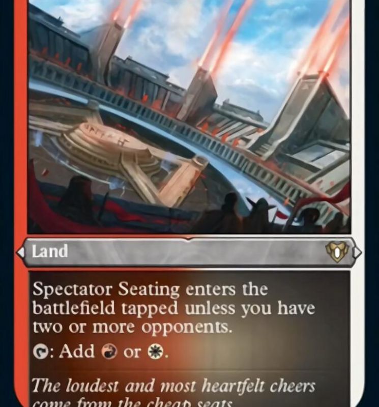 Spectator Seating (Foil Etched) [Commander Masters]