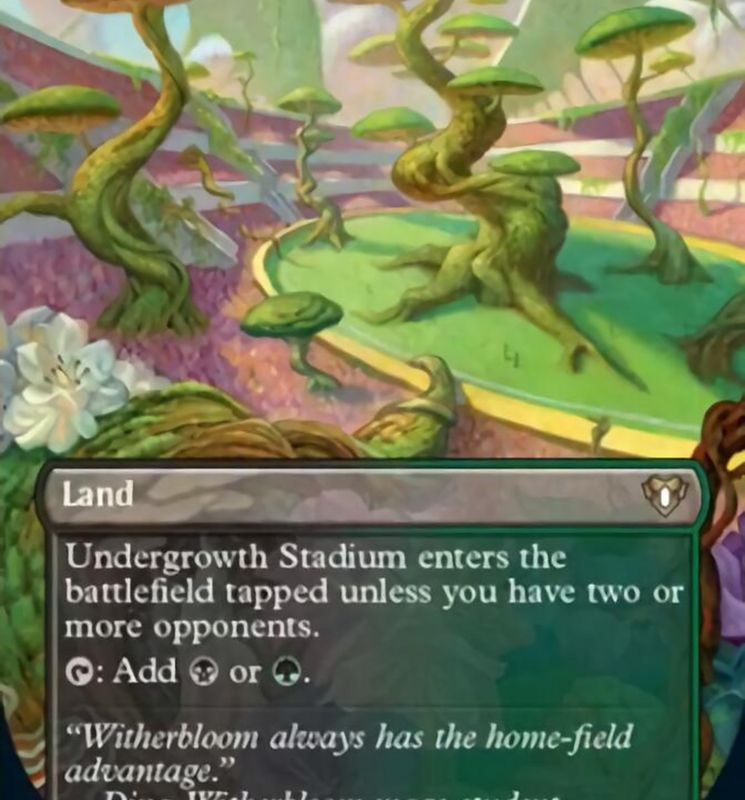 Undergrowth Stadium (Borderless Alternate Art) [Commander Masters]