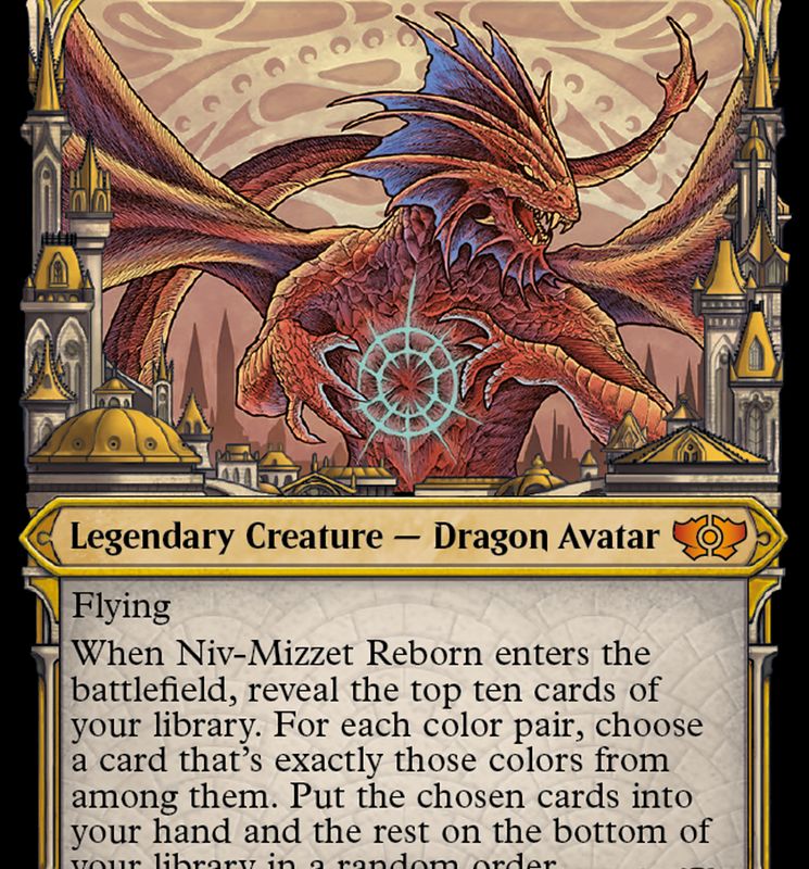 Niv-Mizzet Reborn (Halo Foil) [Multiverse Legends]