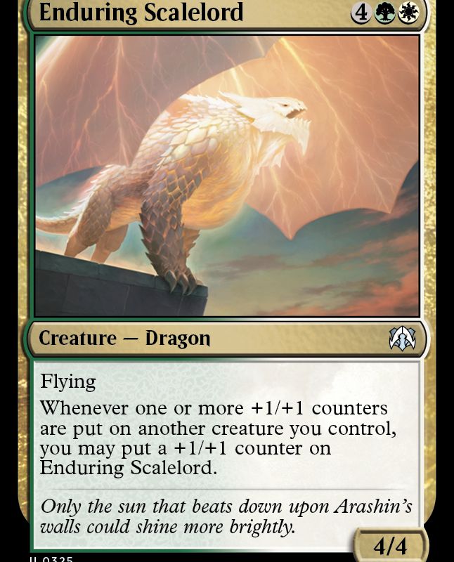 Enduring Scalelord [March of the Machine Commander]