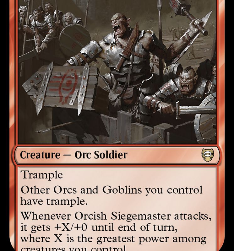 Orcish Siegemaster [The Lord of the Rings: Tales of Middle-Earth Commander]