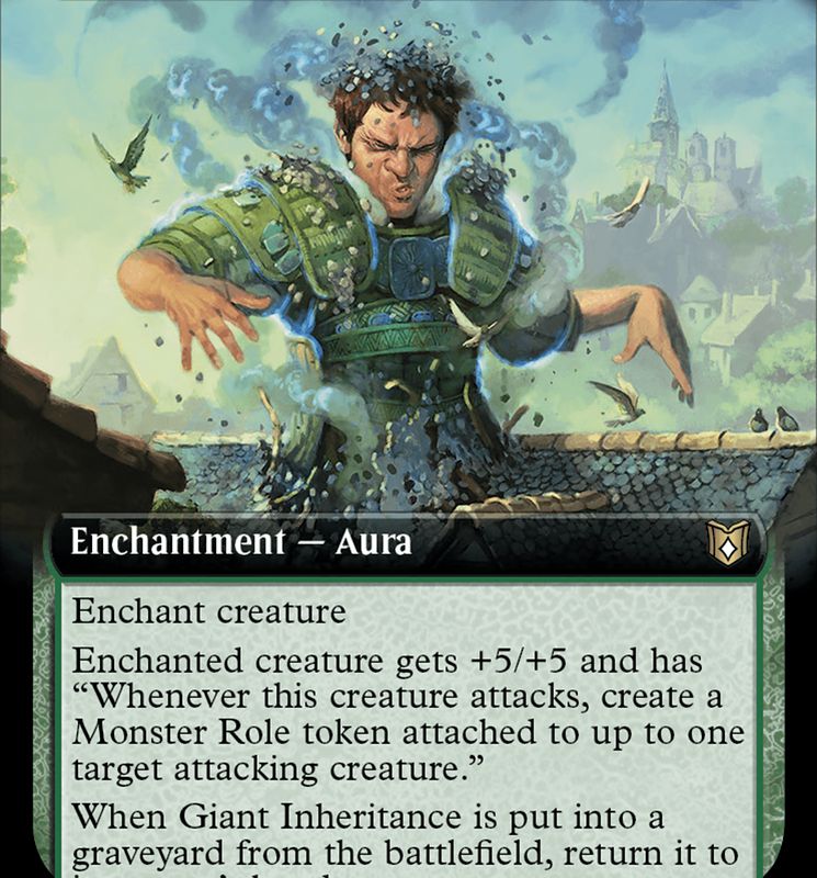 Giant Inheritance (Extended Art) [Wilds of Eldraine Commander]