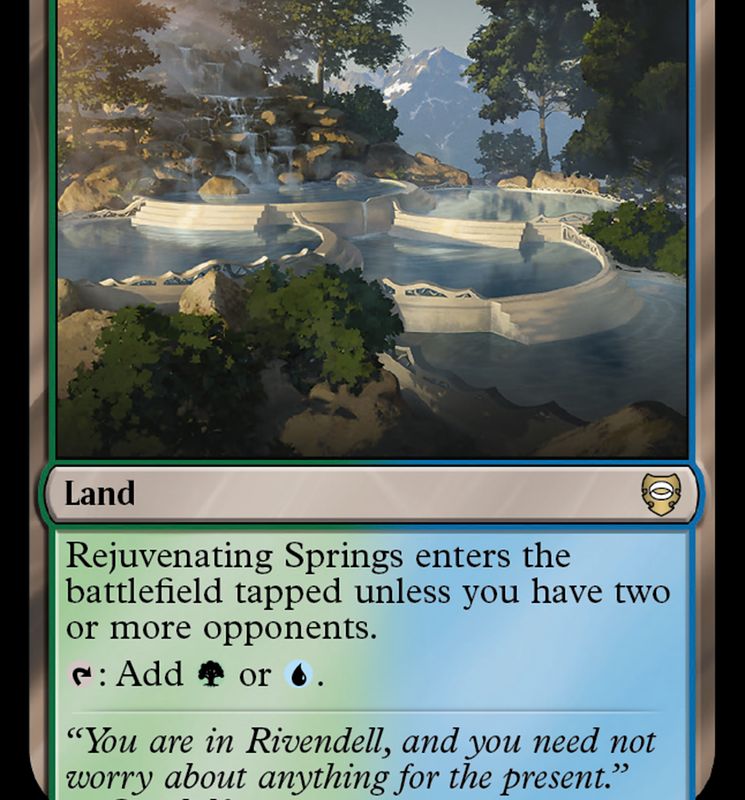Rejuvenating Springs [The Lord of the Rings: Tales of Middle-Earth Commander]
