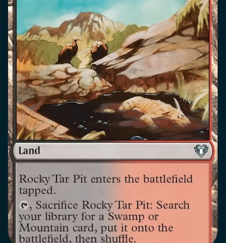 Rocky Tar Pit [Commander Masters]