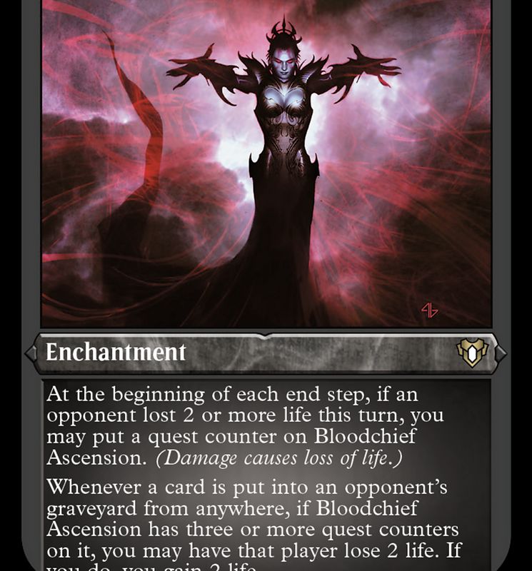 Bloodchief Ascension (Foil Etched) [Commander Masters]