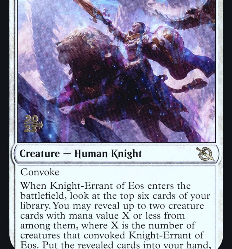 Knight-Errant of Eos [March of the Machine Prerelease Promos]