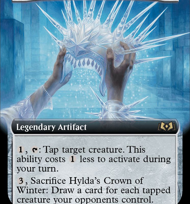 Hylda's Crown of Winter (Extended Art) [Wilds of Eldraine]