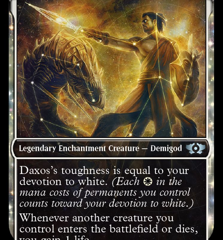 Daxos, Blessed by the Sun (Halo Foil) [Multiverse Legends]
