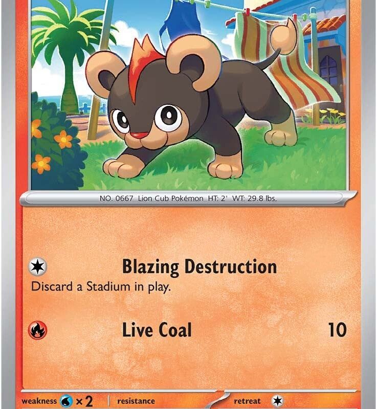 Litleo (031/193) [Scarlet & Violet: Paldea Evolved]