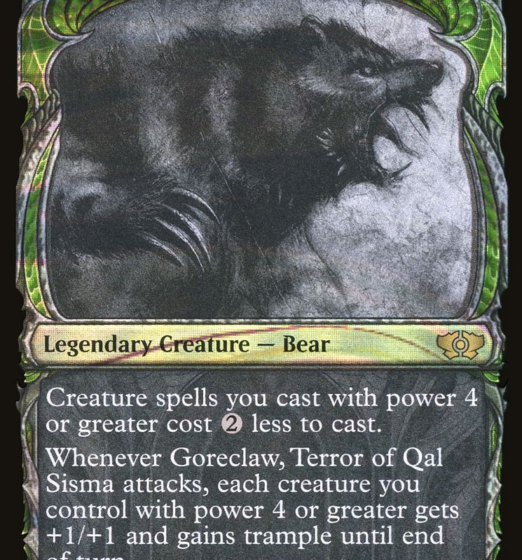 Goreclaw, Terror of Qal Sisma (Halo Foil) [Multiverse Legends]