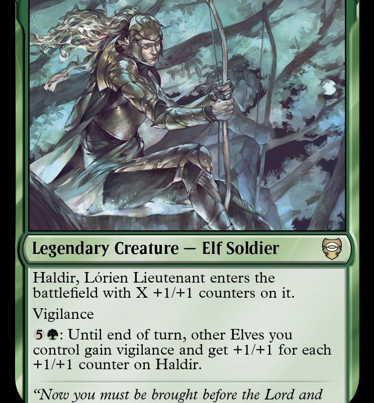 Haldir, Lorien Lieutenant [The Lord of the Rings: Tales of Middle-Earth Commander]