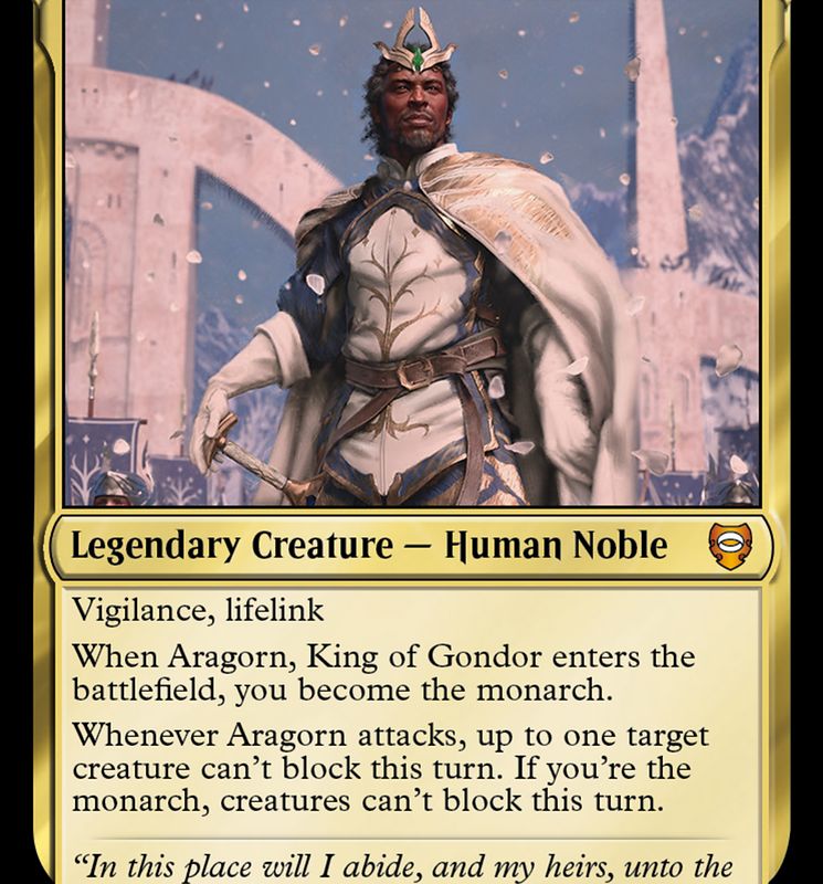Aragorn, King of Gondor [The Lord of the Rings: Tales of Middle-Earth Commander]