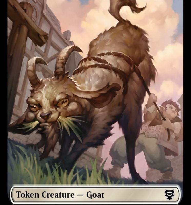 Bird // Goat Token [The Lord of the Rings: Tales of Middle-Earth Commander Tokens]